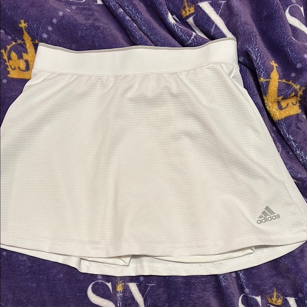 Adidas Classic White Sports Skirt